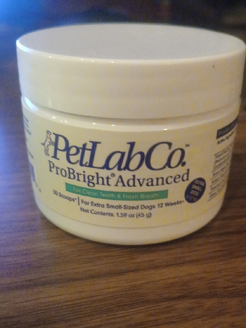 ProBright Advanced Dog Dental Powder – White